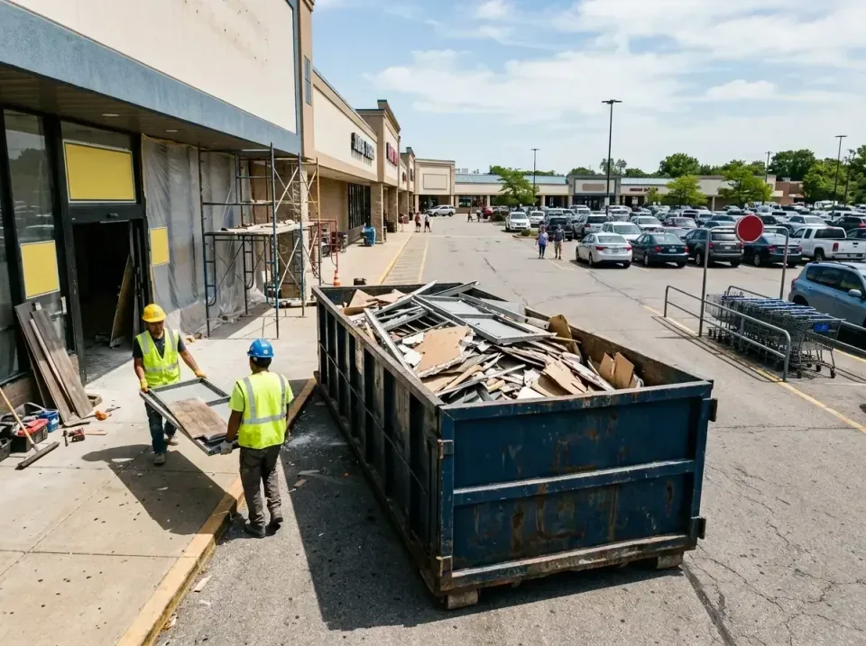 retail-store-renovation-debris-003 — frequently asked questions, Roll-off Dumpster Rentals in South Monrovia Island, CA
